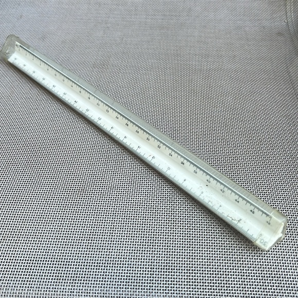 Engineers Scale Triangular Drafting Ruler - Picture 2 of 3